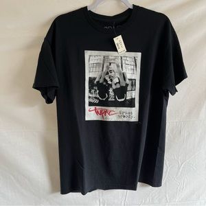 2PAC trust nobody Vintage New With Tags Black T-Shirt Size Medium